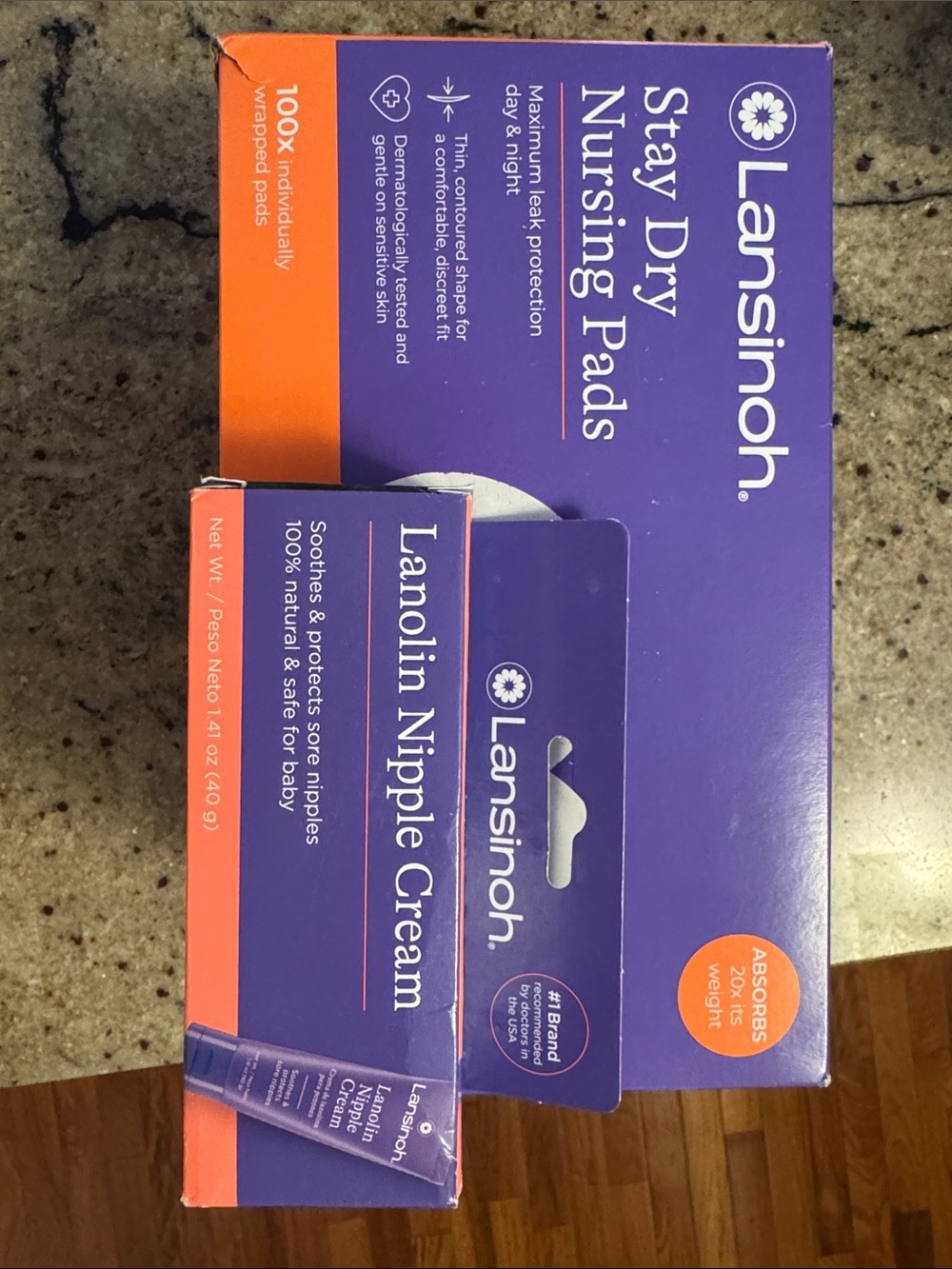 Lansinoh Nursing Pads & Nipple Cream  Pack, Brand New- never opened.